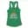 Accha Accha Apidiye Onu Vechcha Poidum Boundary Women's Racerback Tank in Solid Kelly Green Color